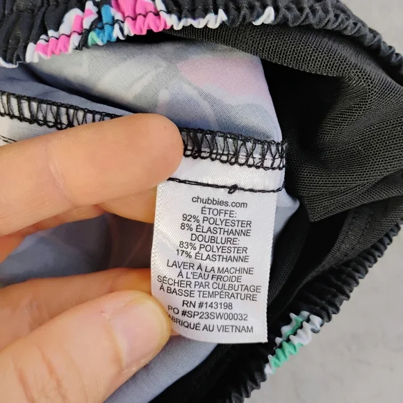 Chubbies Havana Nights Swim Trunks Mens Medium 5.5" Inseam Tropical Beachy - Picture 7 of 10